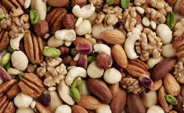Nueces y semillas naturales